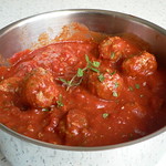 Mediterranean meatballs in tomato sauce