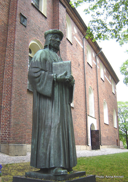 Mikael Agricola studied in Wittenberg