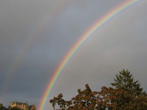 castle rainbow schloss marburg regenbogen