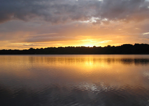 rivers water honeymoon belize lamanai sunset landscape clouds sky