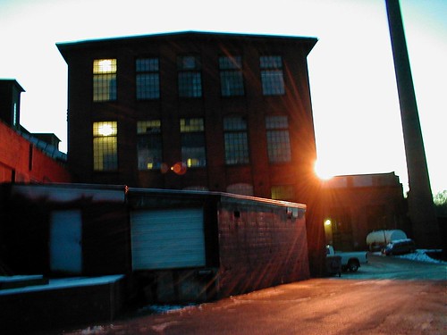 twilight mill indianorchardmills night brick lights walk november