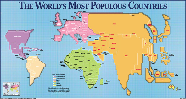 population world map from Flickr via Wylio
