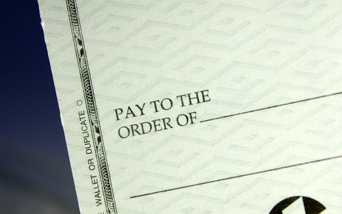 Pay to the order of...