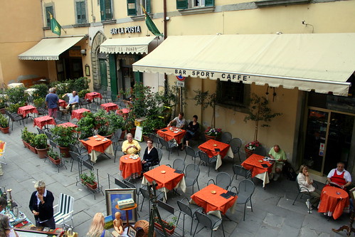 Terrace in Cortona