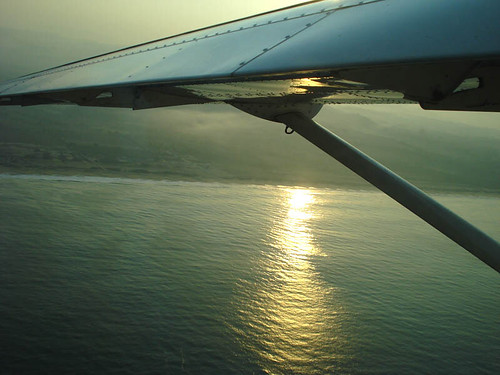 reflection beach strand sunrise airplane mexico puerto wing oaxaca sonnenaufgang mexiko escondido puertoescondido
