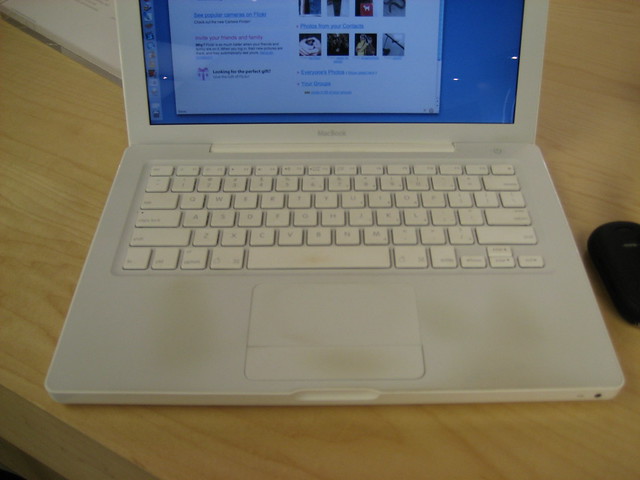 The first cosmetic issue that was widely reported was with the first-generation MacBook in the same year as its release - photo courtesy of ‘imelda’ on Flickr