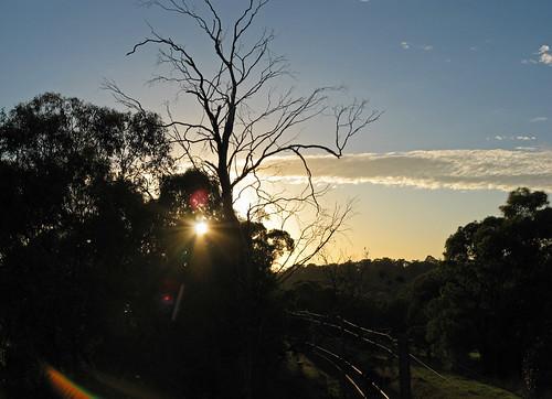 morning panorama sunrise australia melbourne victoria montmorency 3094