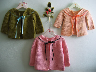 Crochet Baby Sweater - A Free Pattern