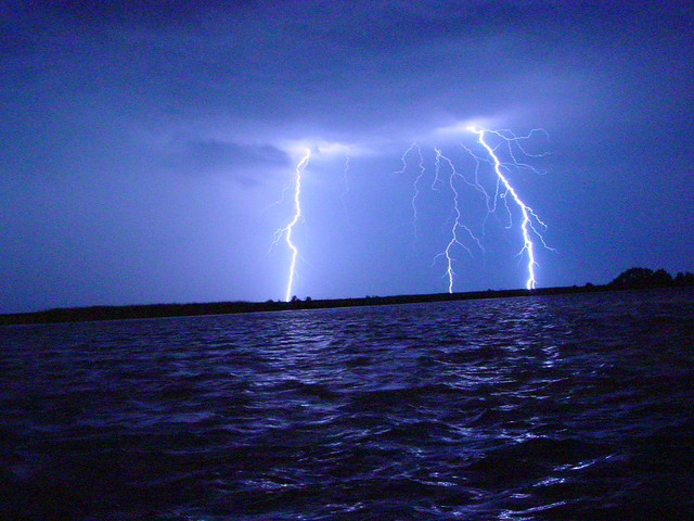 Thunderstorm over Chesapeake Bay from Flickr via Wylio