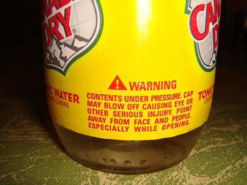 bottle warning