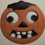 Vintage German Halloween Diecut Jack-O-Lantern (This 1 loo… | Flickr ...