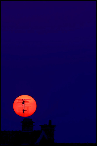 roof sunset red sun night circle top20red