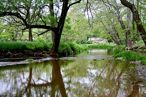 reflection green creek landscape geotagged stream pennsylvania lancaster pooleforge caenarvon narvon geo:lat=40131734 geo:lon=75976401