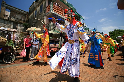 Mask Dancers on Parade - Cheung Chau