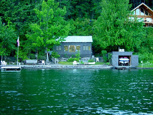 cabin lake mountain idaho lakependoreille