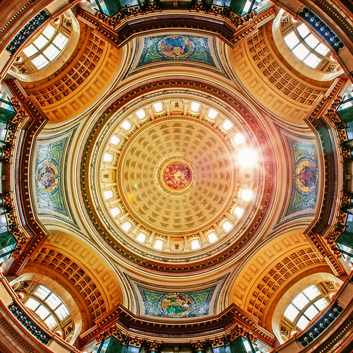 light sky building classic beautiful wisconsin architecture landscape outdoors design mural state mosaic fineart capital fisheye vision capitol madison dome government inside rotunda domes wi mosaique statecapitol statehouse stockphoto artistry statecapital stockphotography royaltyfree wisconsinstatecapitol danecounty rightsmanaged capitolrotunda buildinginterior stateofwisconsin