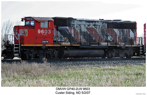 railroad cn train diesel railway trains locomotive trainengine dakota custer canadiannational emd gp402 fouraxle dmvw dakotamissourivalleywestern gp402lw sidinggarrisonnorth