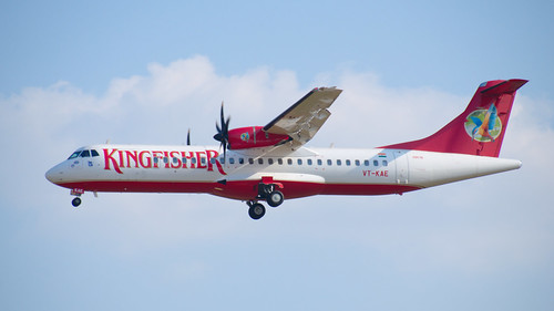 Kingfisher Airlines ATR 72-212A VT-KAE