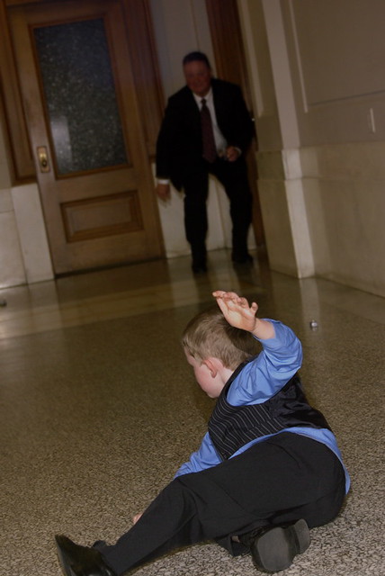 Boy Sliding Across The Floor Nikki S Little Brother Luke Flickr