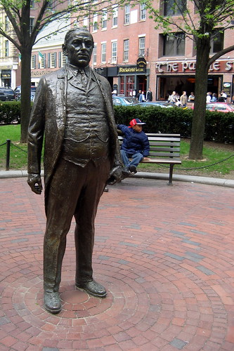 Boston - Faneuil Hall - Mayor James Curley Statue