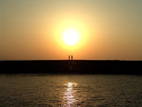sunset sea summer people sun geotagged dawn hellas creta greece crete heraklion sissi iraklio geo:lat=35309251 geo:lon=25518252