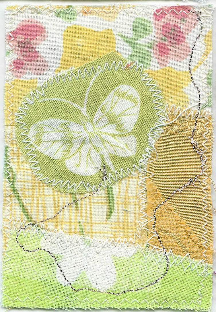 ATC from mom's sewing trash #9