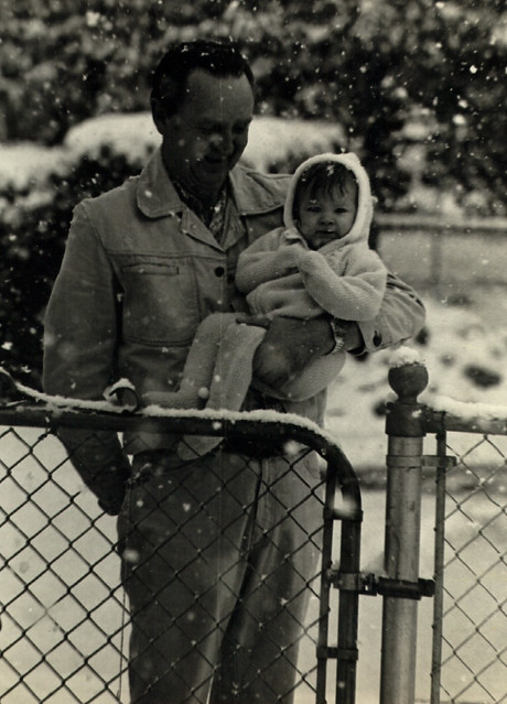 Me and my Granddad in the Snow