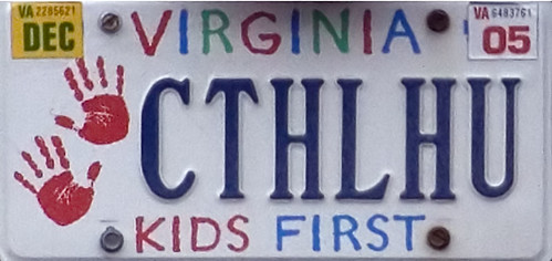 Cthulhu License Plate