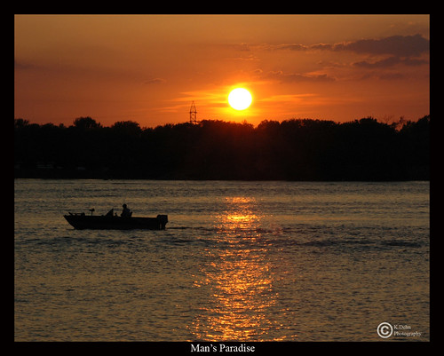 sunset lake water sunrise fishing horizon boating