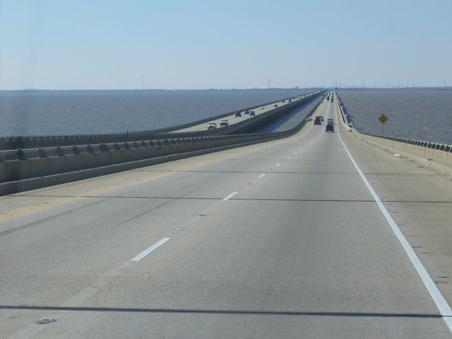 on the long bridge to New Orleans | Flickr - Photo Sharing!