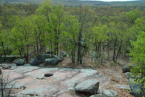trees green giant rocks view missouri elephantrockstatepark