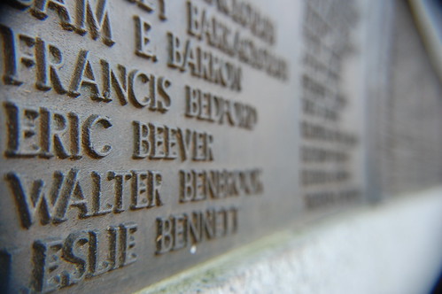 Names not to be forgotten