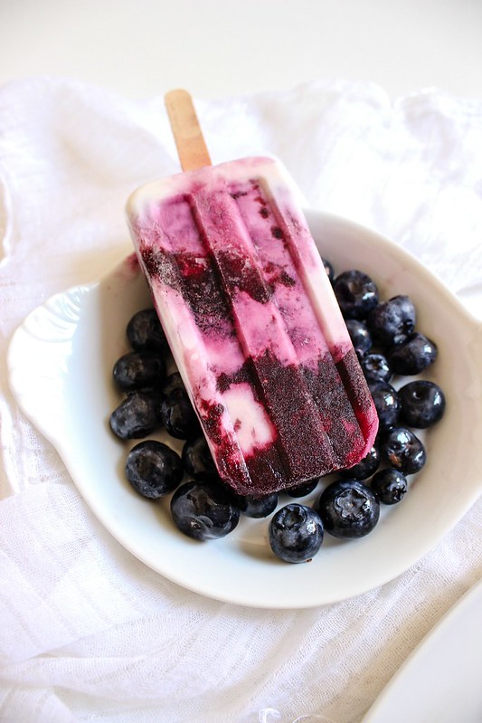 Blueberry Coconut Popsicle