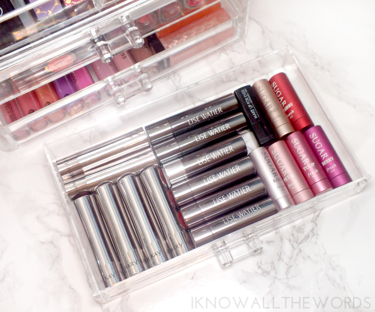 Ohuhu® Makeup Cosmetics Organizer Acrylic Transparent 3 Drawers Storage Box (4)