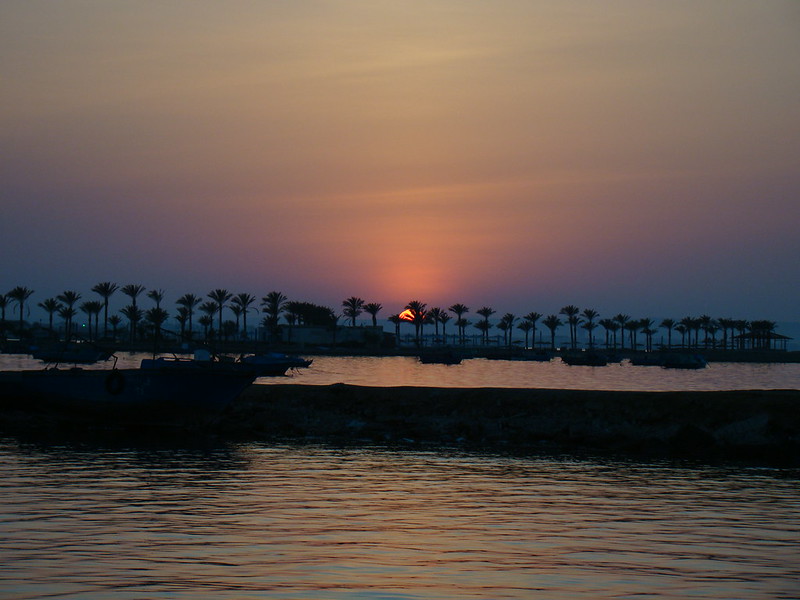 Sunset on the Red Sea
