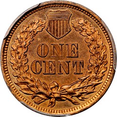 1864 Indian Celt L on ribbon reverse
