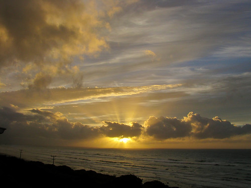 sunset newzealand overcast hector tasmansea westcoast westland cloudscape newyeareve granity canonpowershotsx100