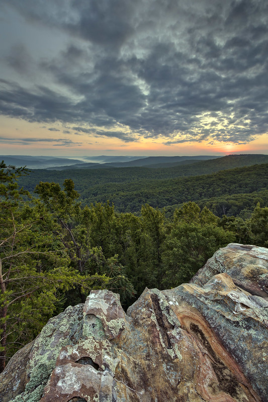 Sunrise, Rocking Rock, White County, Tennessee 3