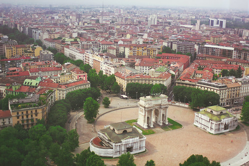 park street travel trees italy milan travelling tower canon landscape europe italia cityscape arch view milano postcard viewfromthetop parcosempione 550d milano2015 rebelt2i