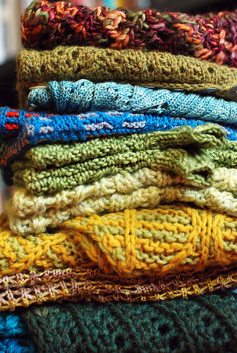 Adventure Knitting 3 sample stack