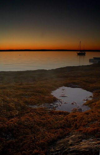 sunset boat dock maine chebeagueisland fcsea