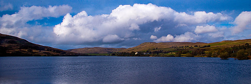 paisley rye scheme kilbirnie camphill reservoir loch lake water sky clouds scotland scenery scenic