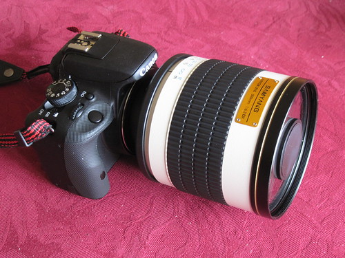 500mm f/6.3 mirror lens