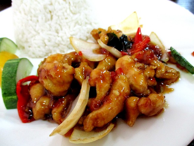My Chef Restaurant Spicy chicken with rice 