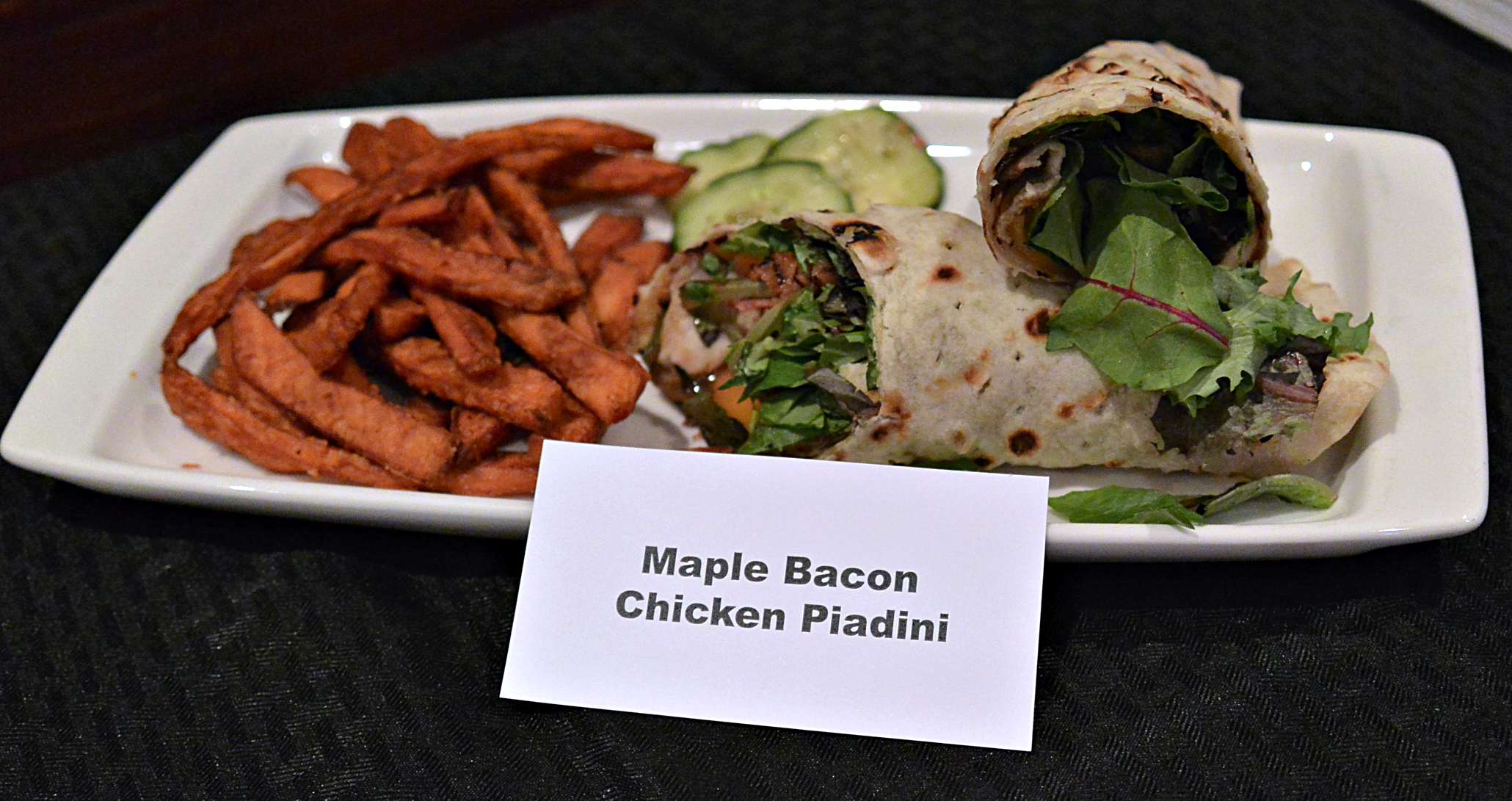 Maple Bacon Chicken Piadini