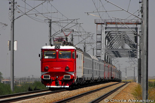 electric tren rail railway trains locomotives marfa cfr romane asea calatori caile ferate le5100 060ea