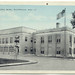 Platteville WI Municipal Building Linen Postcard