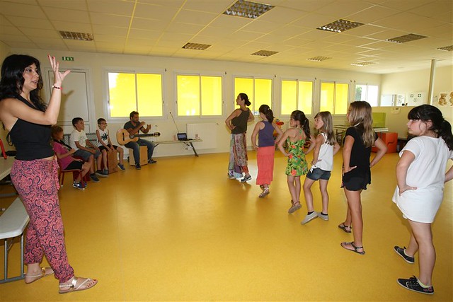 Stage Flamenco avec Laura Vital à l'école primaire de Meilhan
