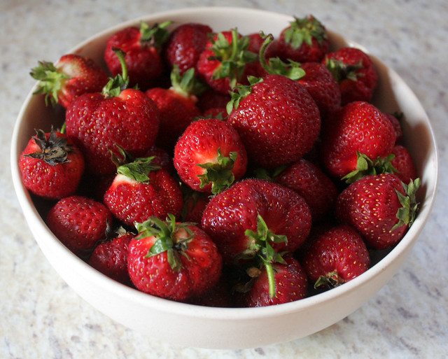 bowl of strawberries