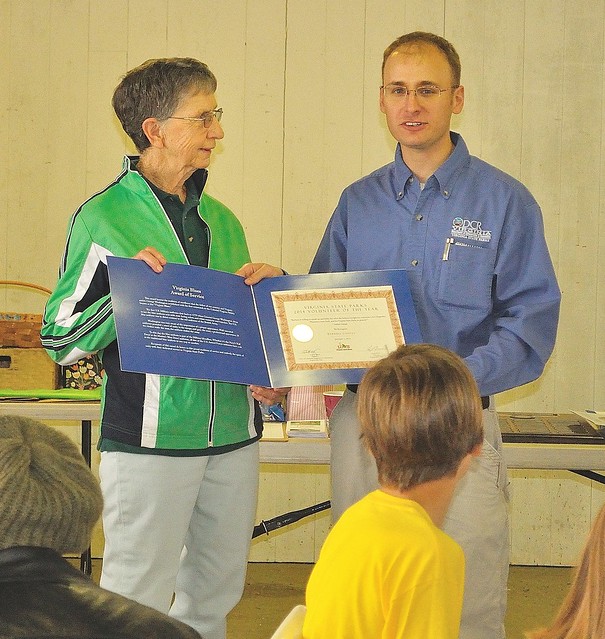 Barbara Lindley received the 2014 Virginia State Parks Volunteer of the Year award in April.
